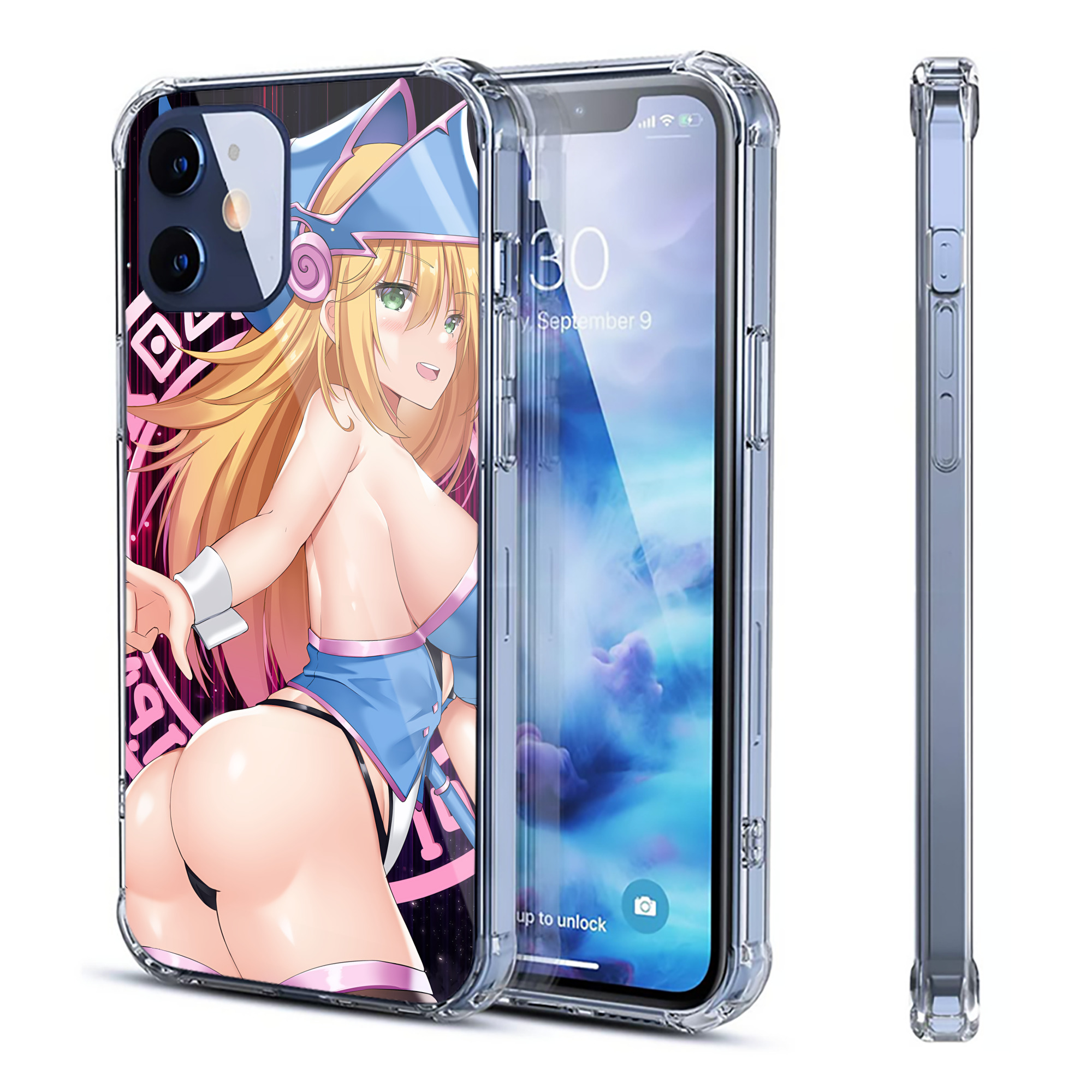 （画像用） 遊☆戯☆王 Yu-Gi-Oh! 【iPhone 12シリーズ対応】透明スマホケース（クリアソフトケース）